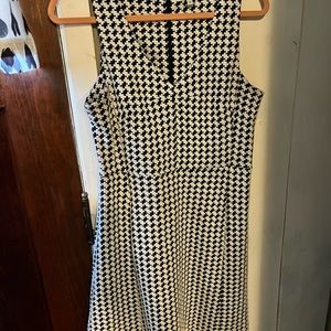 Knee length Houndstooth Dress by Tyler Boe, size M